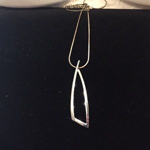 Premier Designs Necklace w/ Abstract Mod Pendant